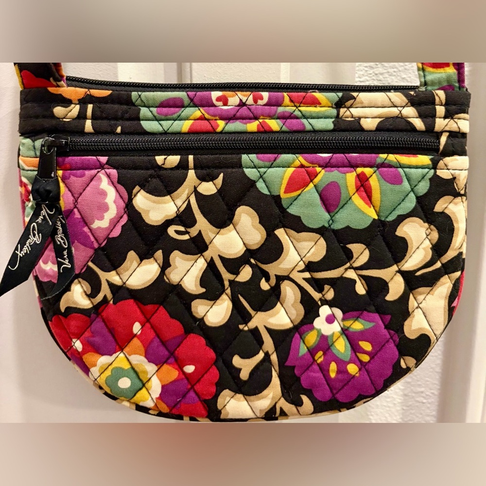 5 VERA BRADLEY Multicolor Floral Quilted Crossbody Bags, vanity and wallet EUC - Picture 12 of 14